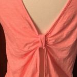 Coral Pink Crop Top Photo 2