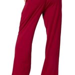 Edikted  Jayla Slouchy Pants Burgundy XS w pockets cotton Photo 1