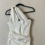 House Of CB  Clementine White Cutout Ruched Bodycon Mini Dress Size Small Photo 6