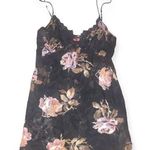 California dynasty floral sheer mini lingerie dress Size L Photo 0