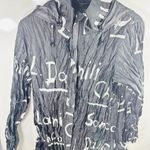 Neo Noble Graffiti Print Artsy Style Reversible Art To Wear Jacket Size M Black Size M Photo 2