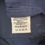 Free People Indigo Combo Tank Top Floral Print Cutout Sleeveless Crinkle Cut Out Photo 8