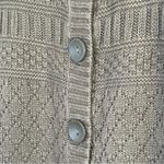 Christopher & Banks  100% Cotton Olive Green Button up Cardigan Sweater Sz M Photo 3