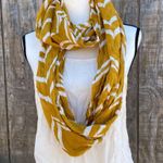 Beautiful yellow/cream colored infinity scarf New 100%rayon percent piece Yellow Photo 2