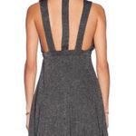 Free People Dance of the Night Black Metallic Cut Out Backless Dress Photo 1