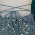 Windsor  All About The Shimmer Sequin Lace Up Dress Photo 4