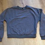 Princess Polly Crewneck Gray Sweatshirt Sz 2 Photo 0