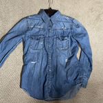 joe's jeans Joe’s jeans distressed denim shirt Photo 9