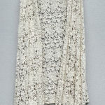 Anthropologie  Staring at Stars XS Crochet Open Knit Vest Asymmetrical Beige Photo 0