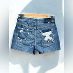 MOTHER The Dutchie Frayed Shorts in the My Treat wash Blue Size 25 Photo 14