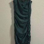 Lovely Day  Green Ruched Sheath Cocktail Dress Photo 0