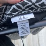 Joe B Black and White Diamond Pattern Skater Skirt Photo 1