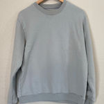 Everlane  100% Organic Cotton Sweatshirt Womens Size Medium Crewneck Grey Gray Photo 0