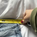 NYDJ Womens Size 10 Sheri Ankle Jeans Pants Denim Palm Dot Point Dume Blue Photo 4