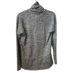 Athleta Heather Grey Giant Cowlneck Full Zip With Front Pockets Size Small. Photo 4