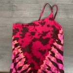 Aerie  Pink Tie Dye One Shoulder Full Coverage One Piece Swimsuit Sz.L Long NWT Photo 5