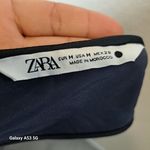 ZARA  Elegant Black Maxi Dress Night Blue Photo 3