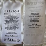 Aritzia Babaton Pants Heritage Poplin Mid-Rise Wide-Leg Elastic Waist White S Photo 8