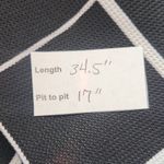 Gracia  Windowpane Print Mini Dress with Neck Tie Size Small Black Check Dress Photo 9