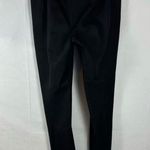Theory  Women’s Straight Leg Ankle Dress Pants Slacks Stretch Black Side Zip 4 Photo 1