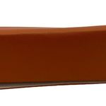 Tory Burch Saffino Orange Leather Sunglasses Case W/ Dustbag Photo 3