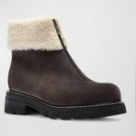 La Canadienne Abba Suede Shearling Waterproof, Brown Size 5M NEW Retail $585 Photo 3