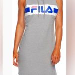 FILA Sport Hooded Dress Women’s Sleeveless Gray Dress Size Large Y2K Photo 1