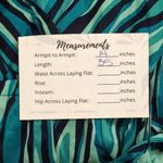 Trina Turk NWT Planetary 2 Abstract-Print Faux-Wrap Dress Wavy Blue Teal V-Neck Photo 8