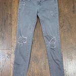 American Eagle  Super Stretch Twill Distressed Gray Jegging Jeans Photo 0
