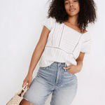 Madewell  NWT High-Rise Mid-Length Denim Shorts size 23 Photo 0