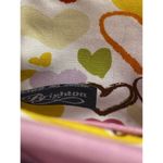 Brighton Coin Purse Crossbody Bag Rosalie Flower Red Burgundy Leather Kiss Lock Photo 5