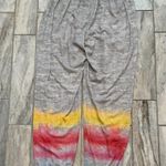 Terez  women's small gray tie-dyed jogger sweatpants MSRP $96 Photo 2