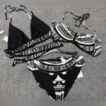 Trina Turk  3 PC SWIM SET Hula Halter Top, Bandeau Top & Shirred Hipster Bottom Photo 0