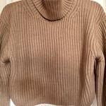 Aritzia Babaton Guell Turtleneck Sweater in Dark Sand Brown Photo 5