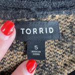Torrid Plus 5X Cardigan Sweater Vegan Cashmere Duster Long Animal Print Soft Photo 5
