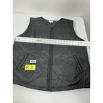 Socialite Womans Quilted Oversize Vest L/XL Black Photo 4