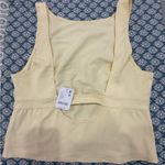 Free People  Intimately Just Getting Started Muscle Tank, NWT, in Butter Yellow Photo 0