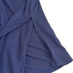 H by Halston Halston Navy Oversized Longline Lounge Womens Drape Front Cardigan SweaterXS Photo 6