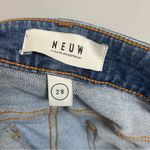 Neuw Jeans Smith Skinny Medium Wash Size 28 Tapered Leg Mid Rise Fob Ring Blue Photo 8