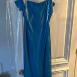 Alice + Olivia  Blue Maxi Dress Photo 2