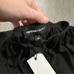 Fifteen Twenty  Black Long Sleeve Tie Front Lightweight Blouse‎ Size M Photo 5