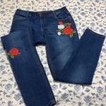 One Republic for All Embroidered Rose Jeans Blue Size 6 Photo 0