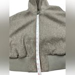 ZARA small cropped Tan Zip-Up Hoodie Photo 5