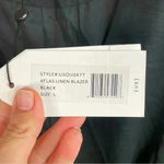 Universal Standard  Black Linen Blend‎ Atlas Blazer Photo 8