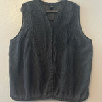 Torrid ⭐️ sleeveless black and white polka dot pleated chest blouse size 4 Photo 0