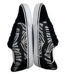 Vans  Womens Ward Black White Metallic Zebra Skate Shoes Sneakers Size 9.5 US Photo 4