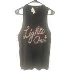 3.1 Phillip Lim  Size Small Black Lights Out Combo Tank Top Cotton Silk Photo 1