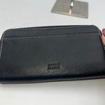 Giani Bernini Black Genuine Leather Softy Core Zip Around Wallet Clutch NWT Photo 3
