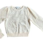 & Other Stories & Other Stories Ivory Crochet Knit Wool Sweater Size XS Photo 1
