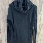 Lululemon Stress Less Cowl Hoodie Heathered Navy Blue Soft Pockets Womens Size 4 Photo 0